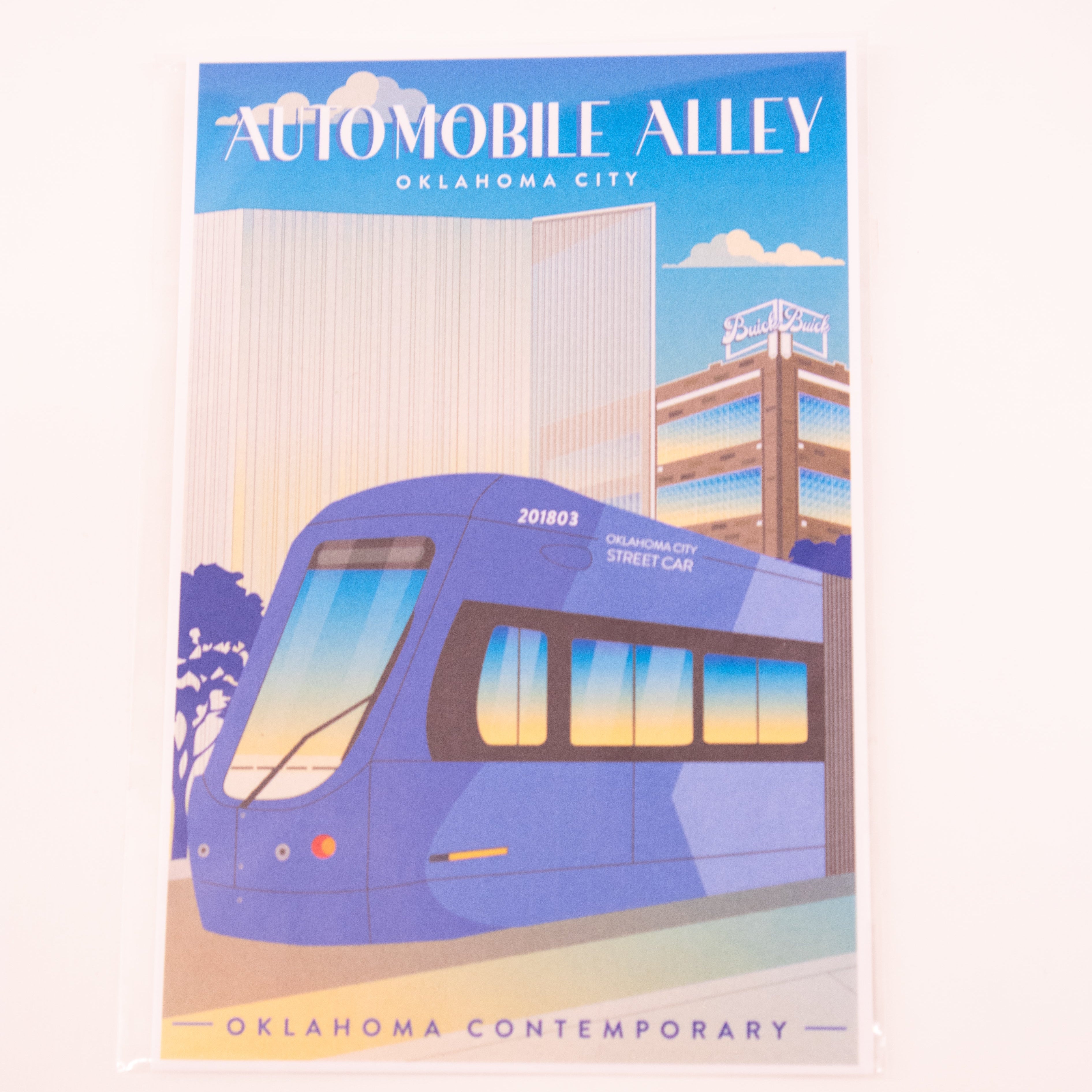 Automobile Alley Postcard