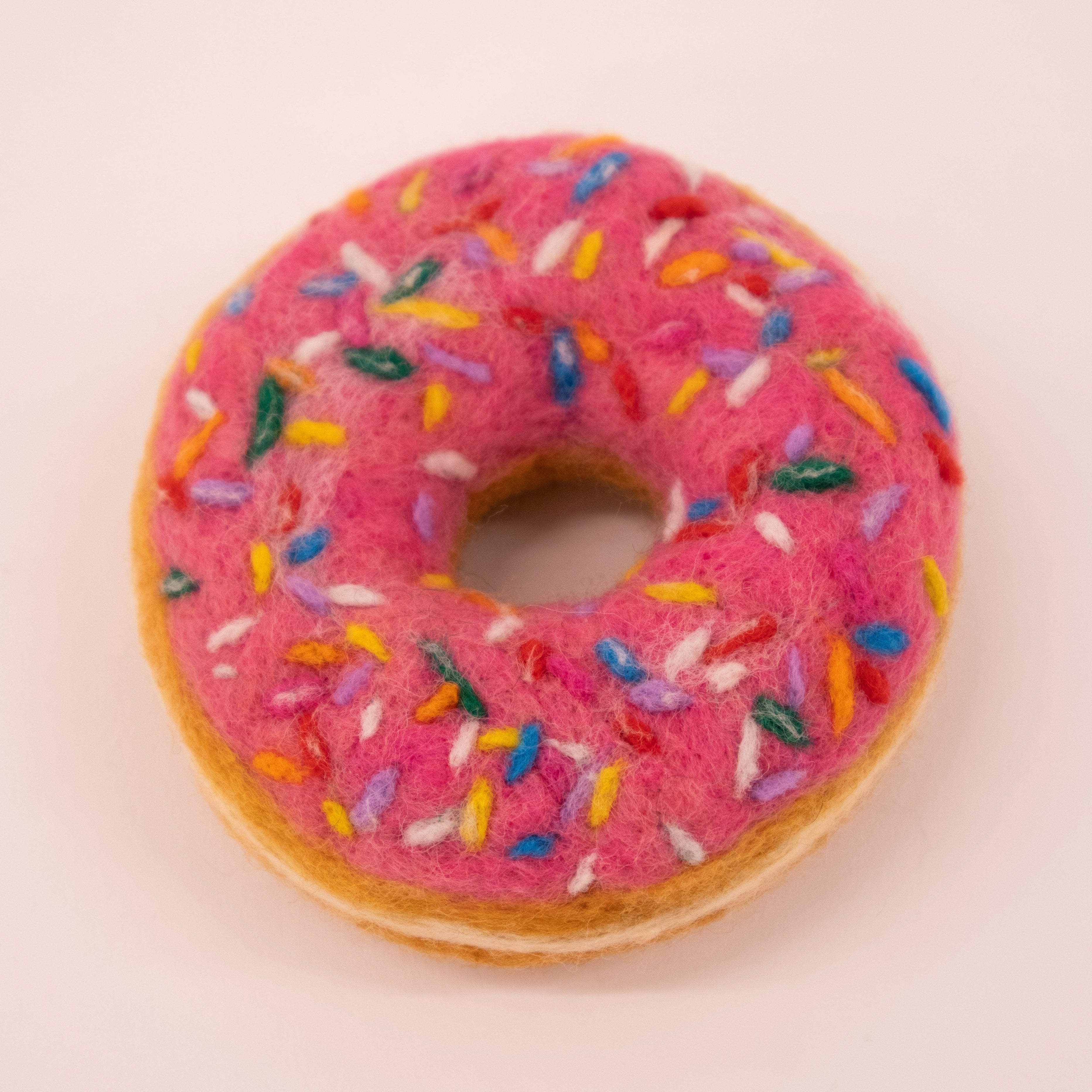 Darci Lenker Felt Art: Sprinkle Donut