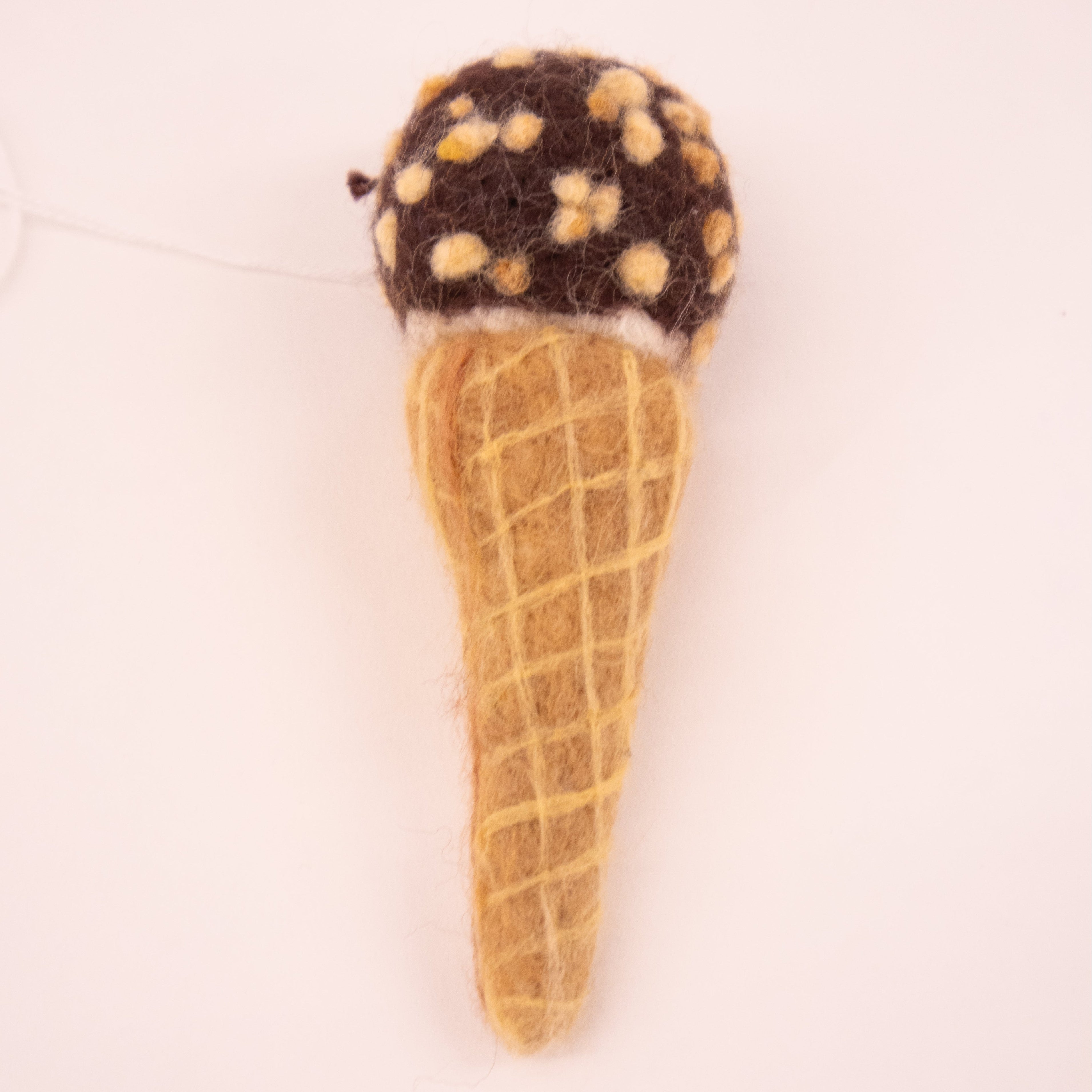 Darci Lenker Felt Art: Ice Cream Cone