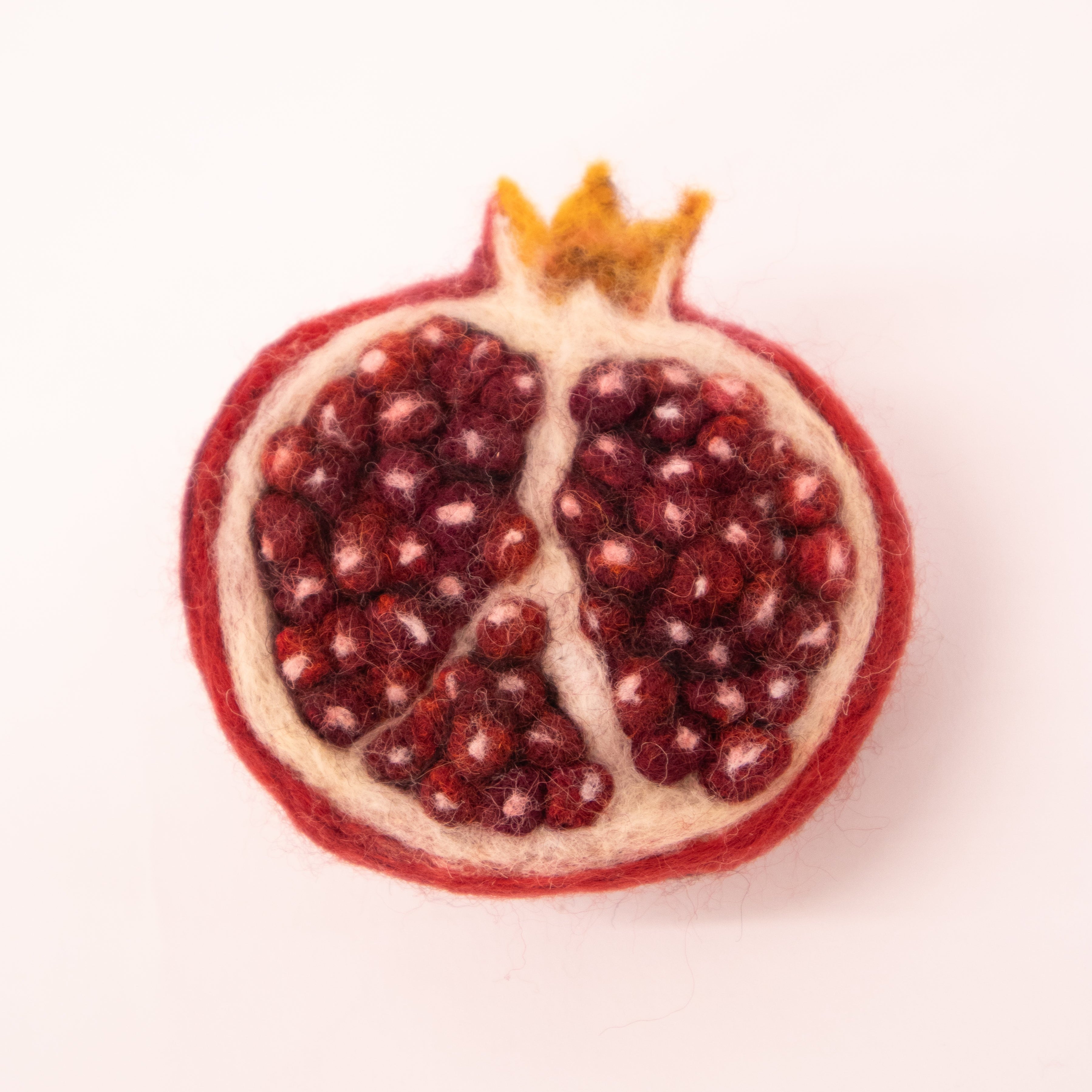 Darci Lenker Felt Art: Pomegranate