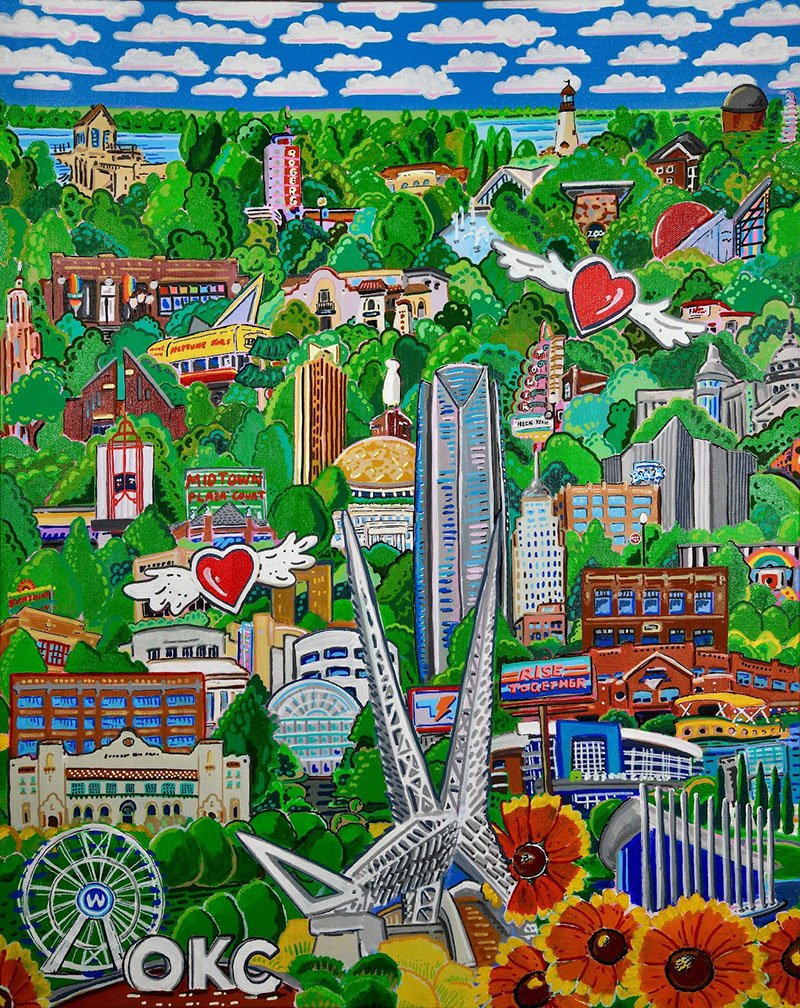 'OKC' Poster by Clint Stone