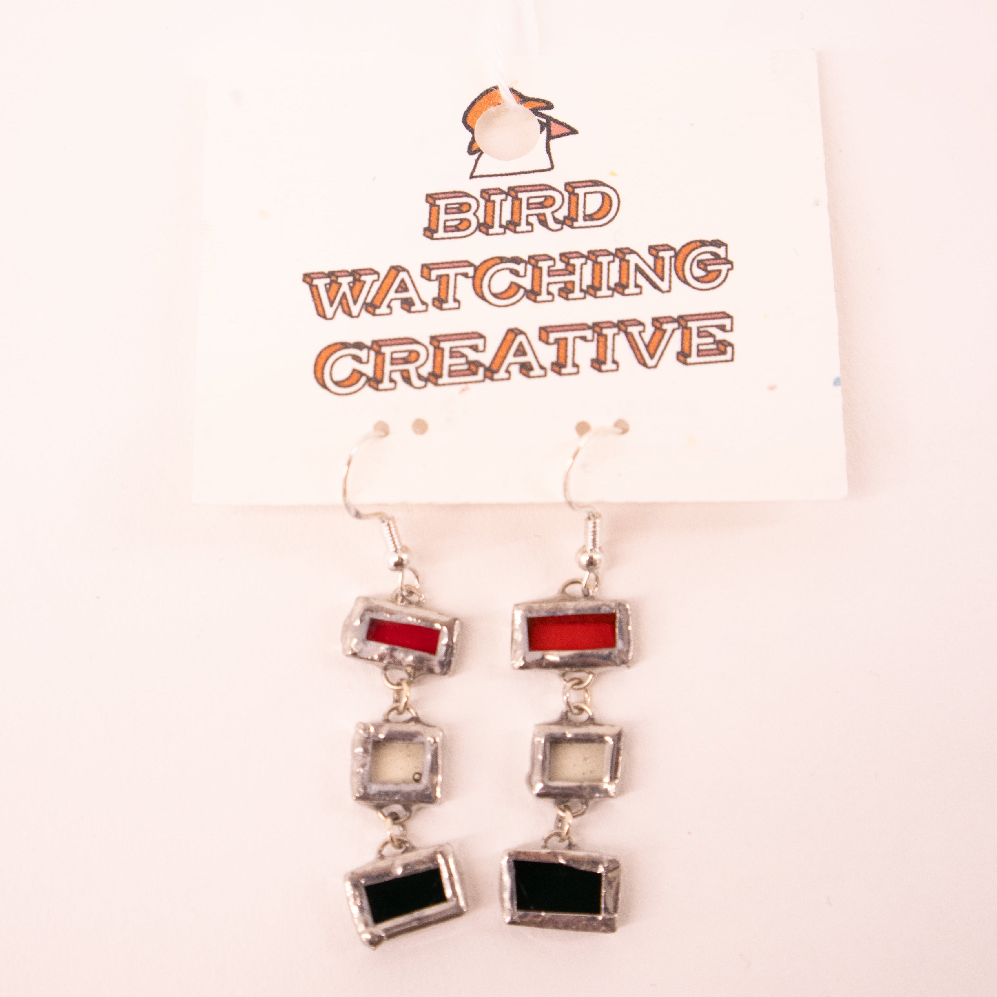 Birdwatching Creative (Anna Humes) Stained Glass Earrings