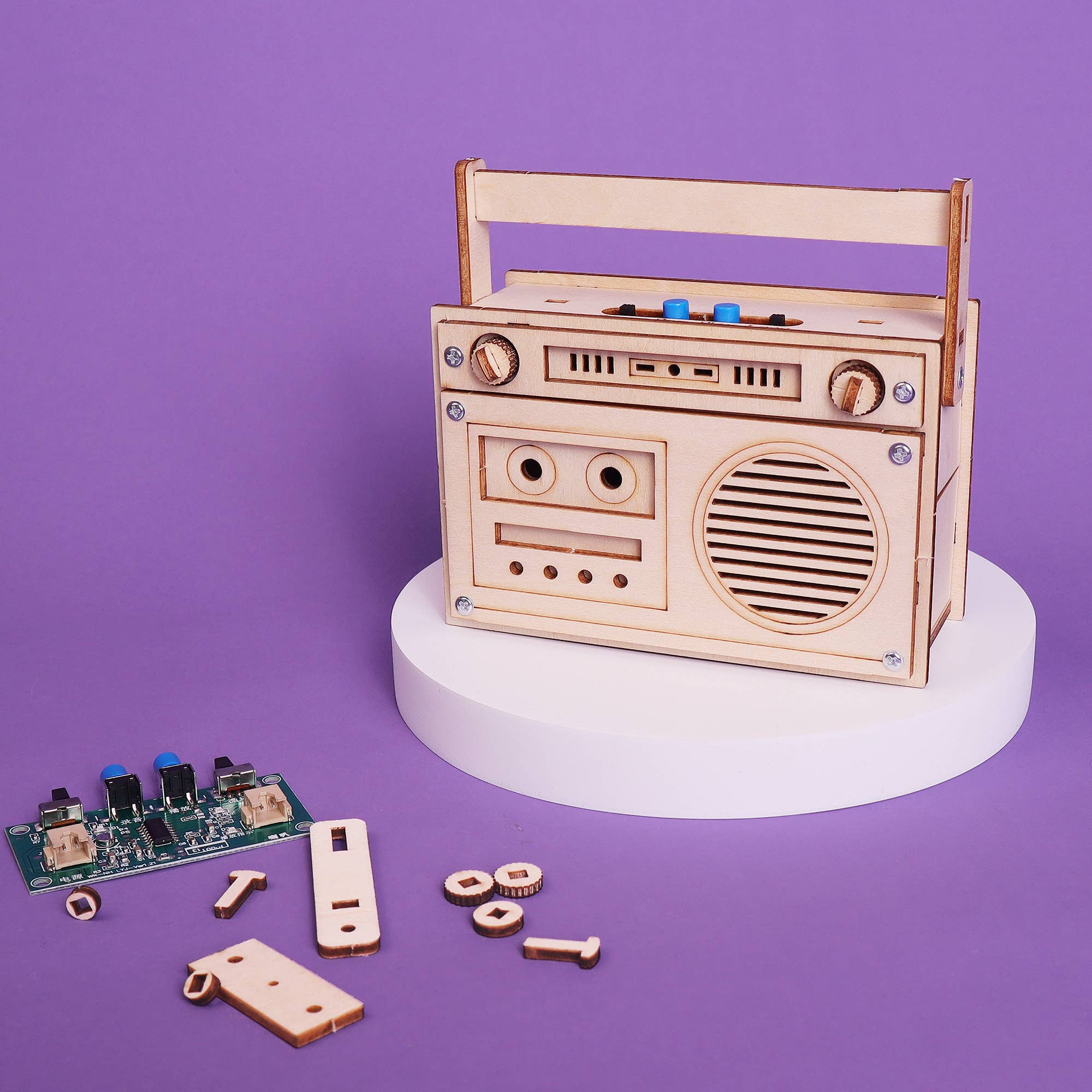 60 Seconds Voice Recorder DIY Kit, STEM Toy for Kids