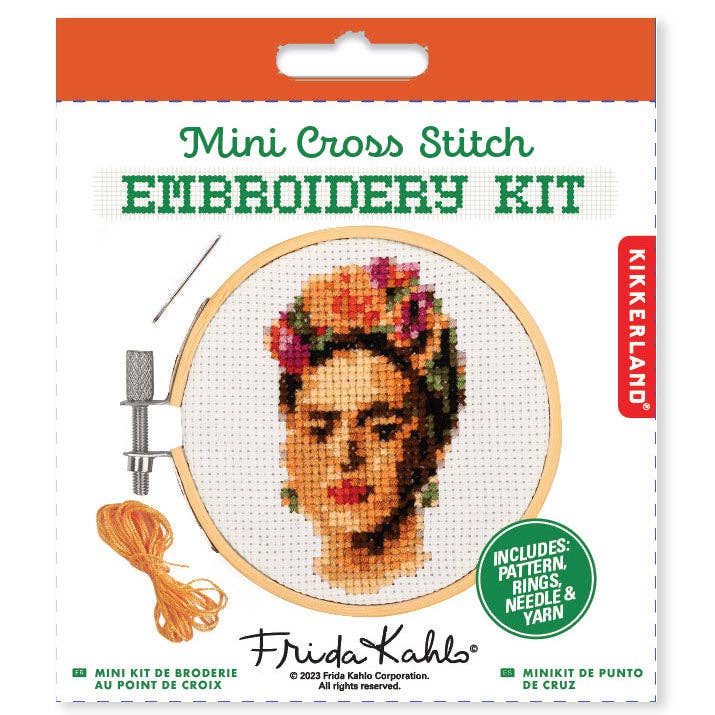 Frida Mini Cross Stitch Embroidery
