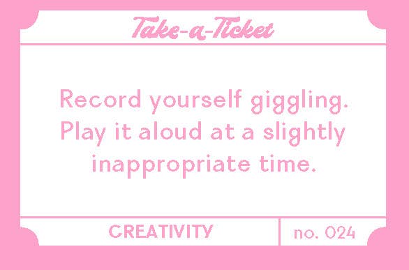Take-a-Ticket: Creativity