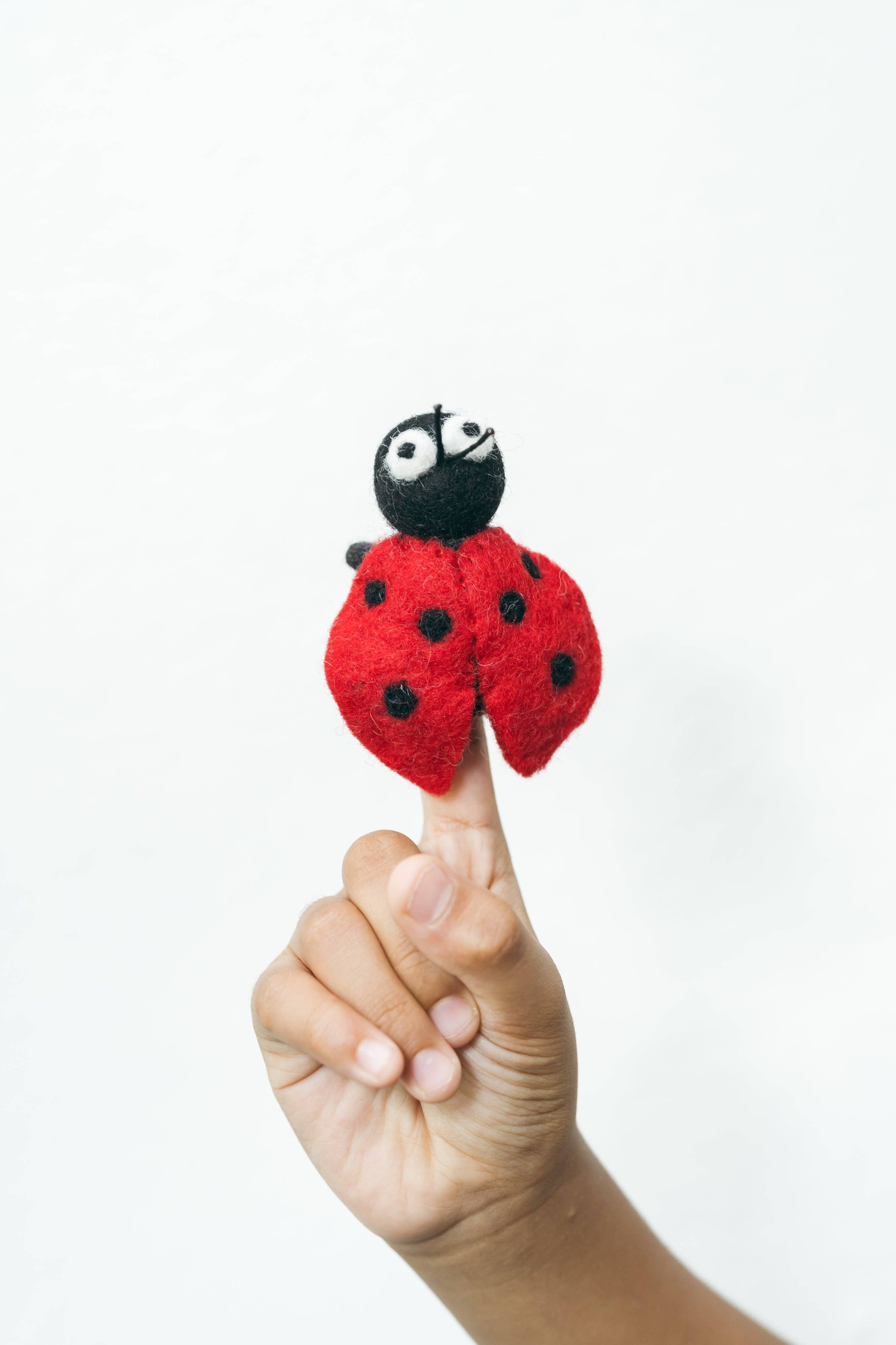 Ladybug Finger Puppet