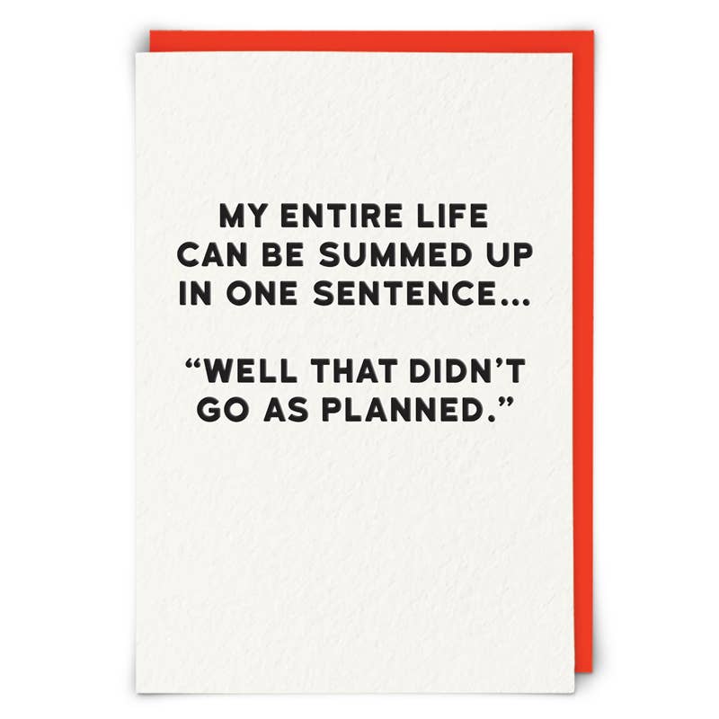 Planned Greeting Card