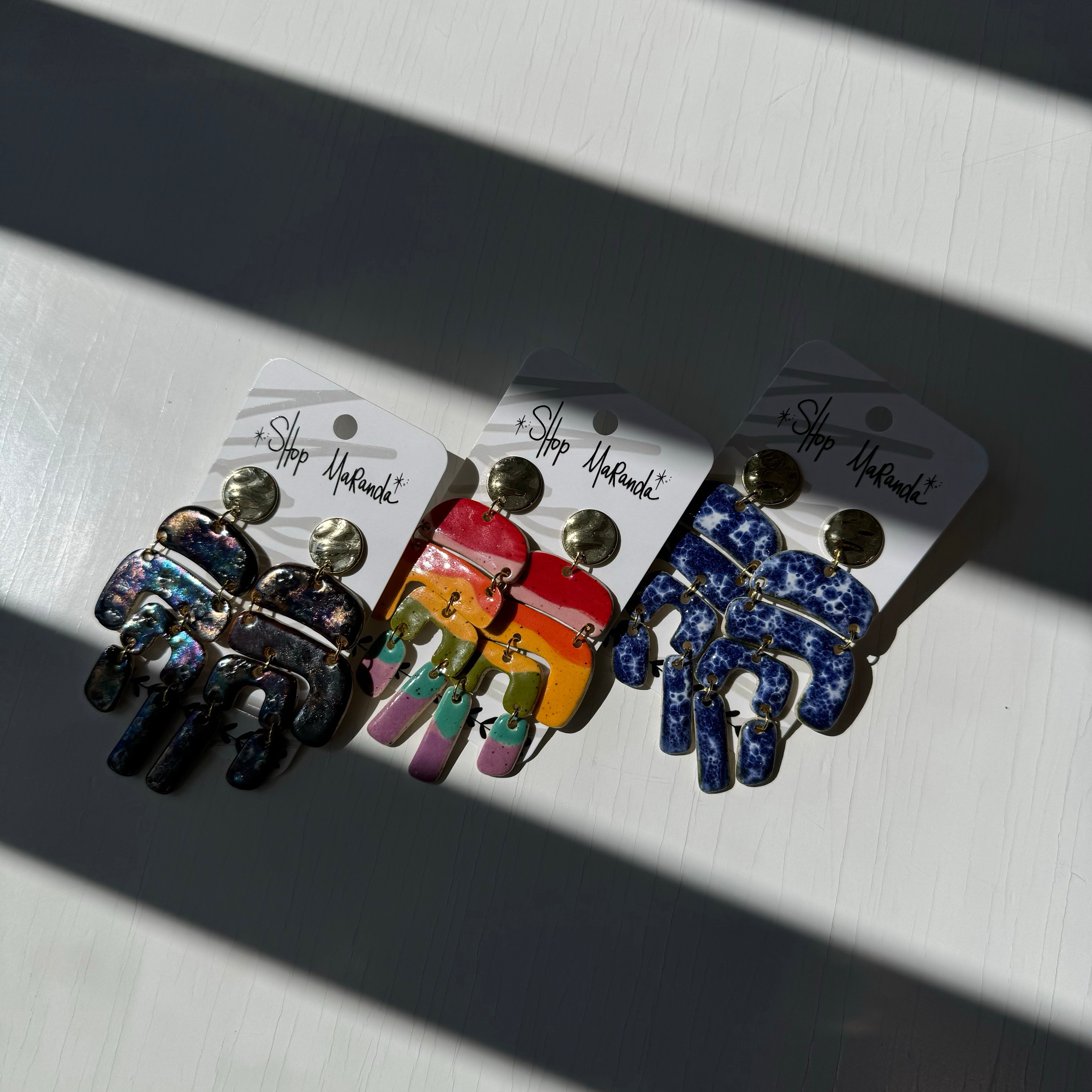 Ceramic Earrings by Maranda