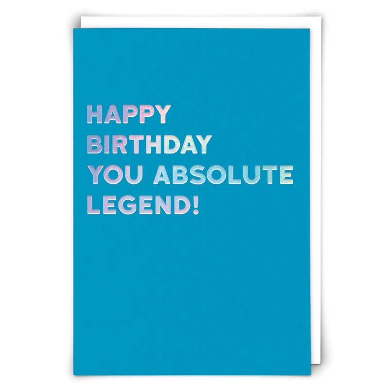 Legend Birthday Card