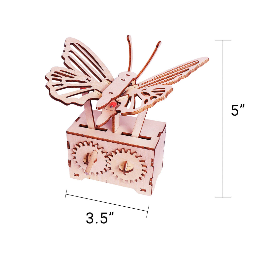 Fluttering Butterfly DIY Kit, Educational STEM Toy for Kids