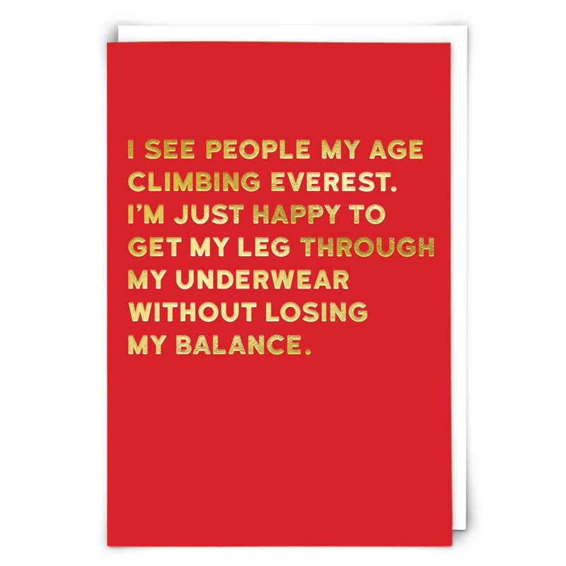 Everest Humor Greeting Card