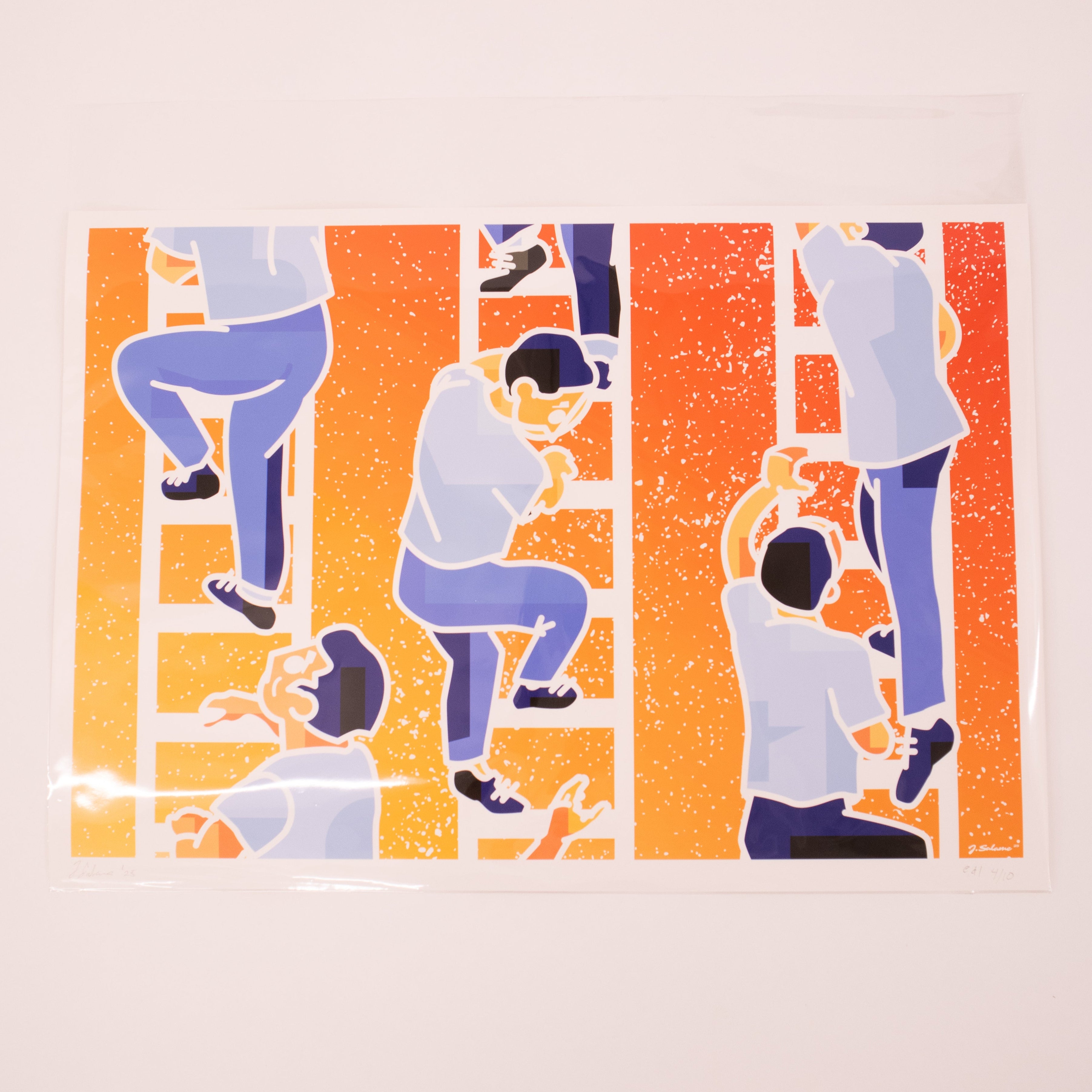 John Salame "Talking Backwards" Print