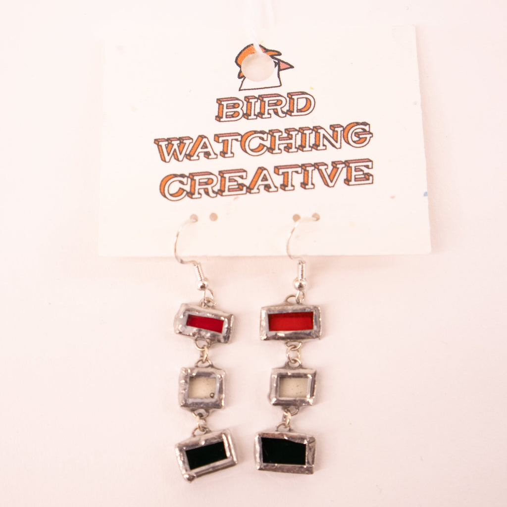 Birdwatching Creative (Anna Humes) Stained Glass Earrings