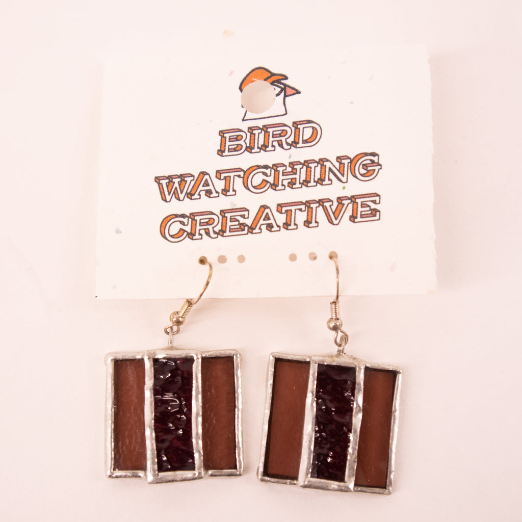 Birdwatching Creative (Anna Humes) Stained Glass Earrings