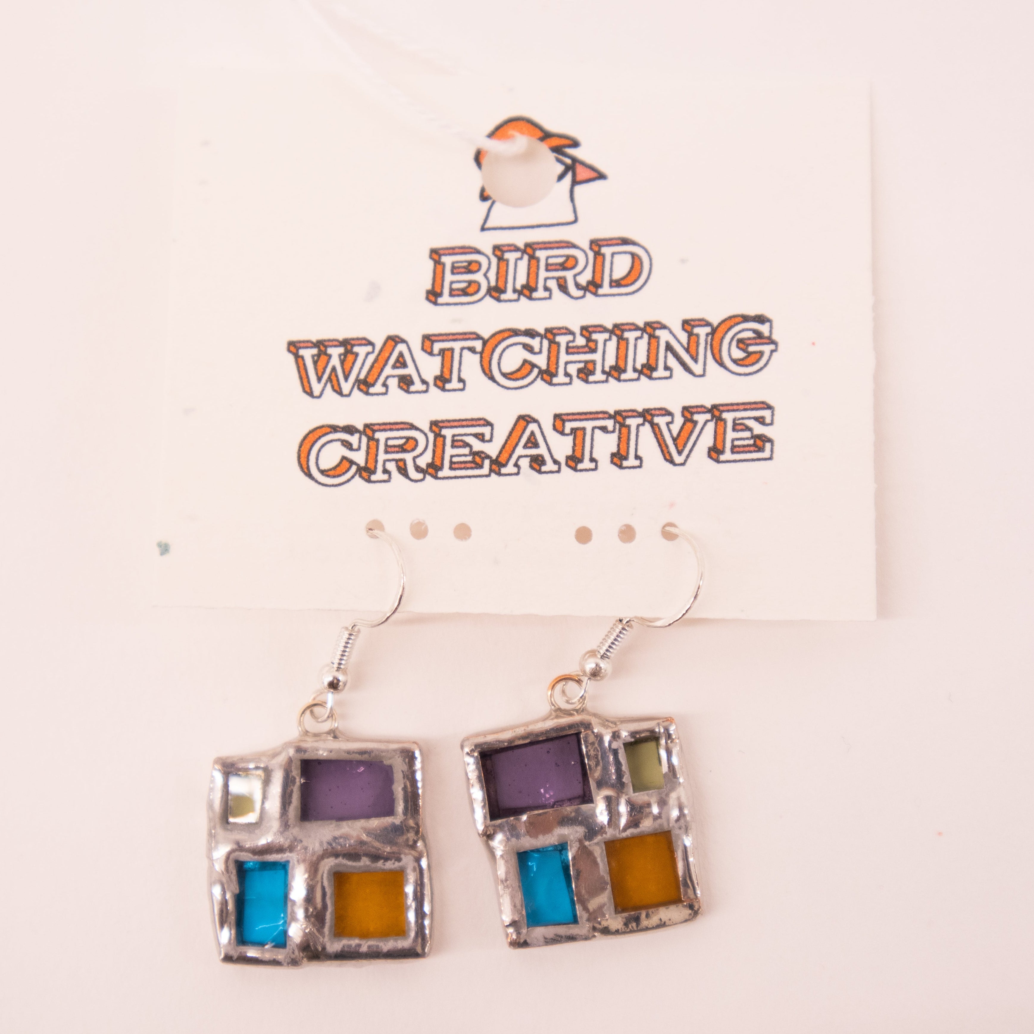 Birdwatching Creative (Anna Humes) Stained Glass Earrings