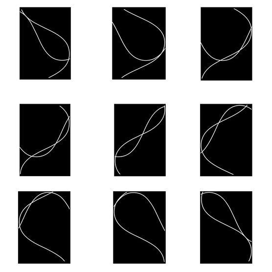Anthony McCall Doubling Back Postcard Pack