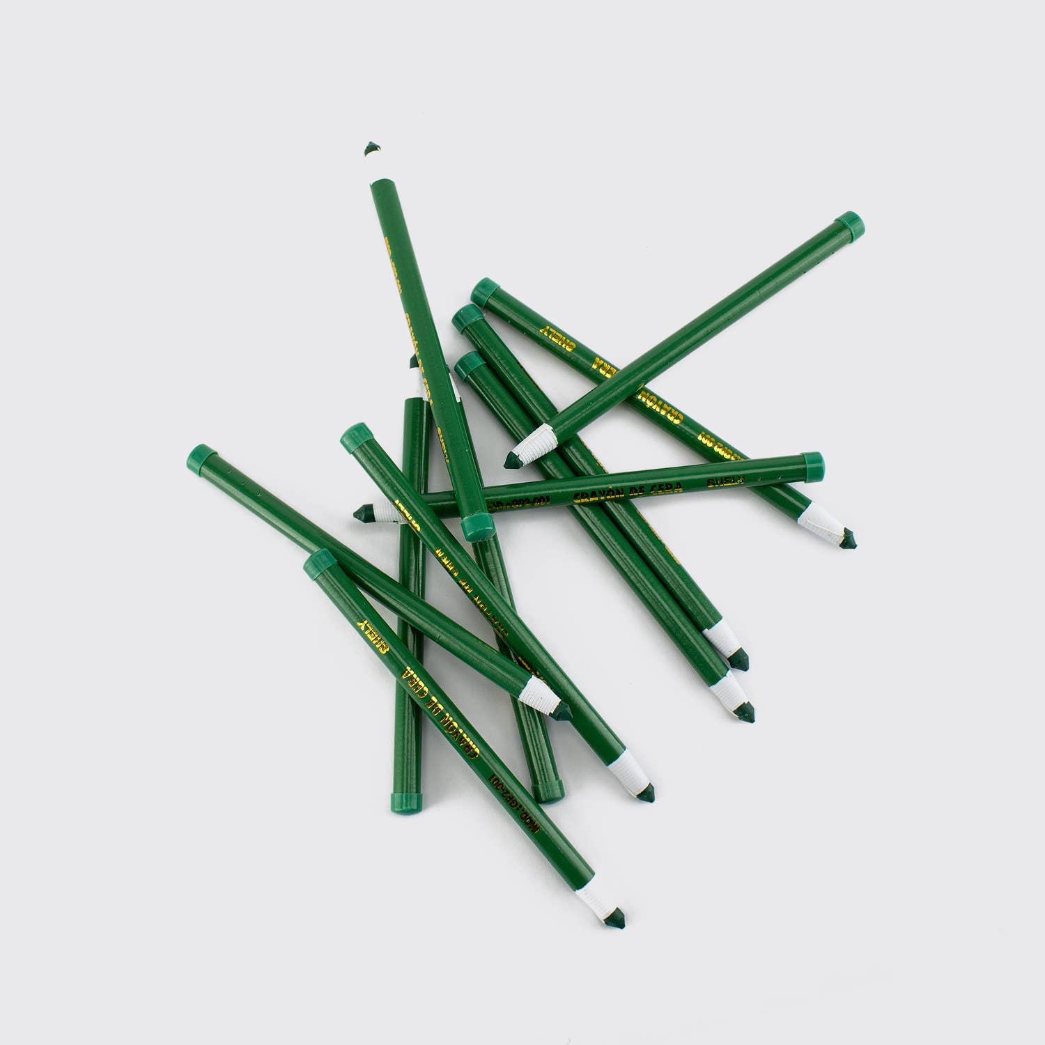 Green Wax Crayon