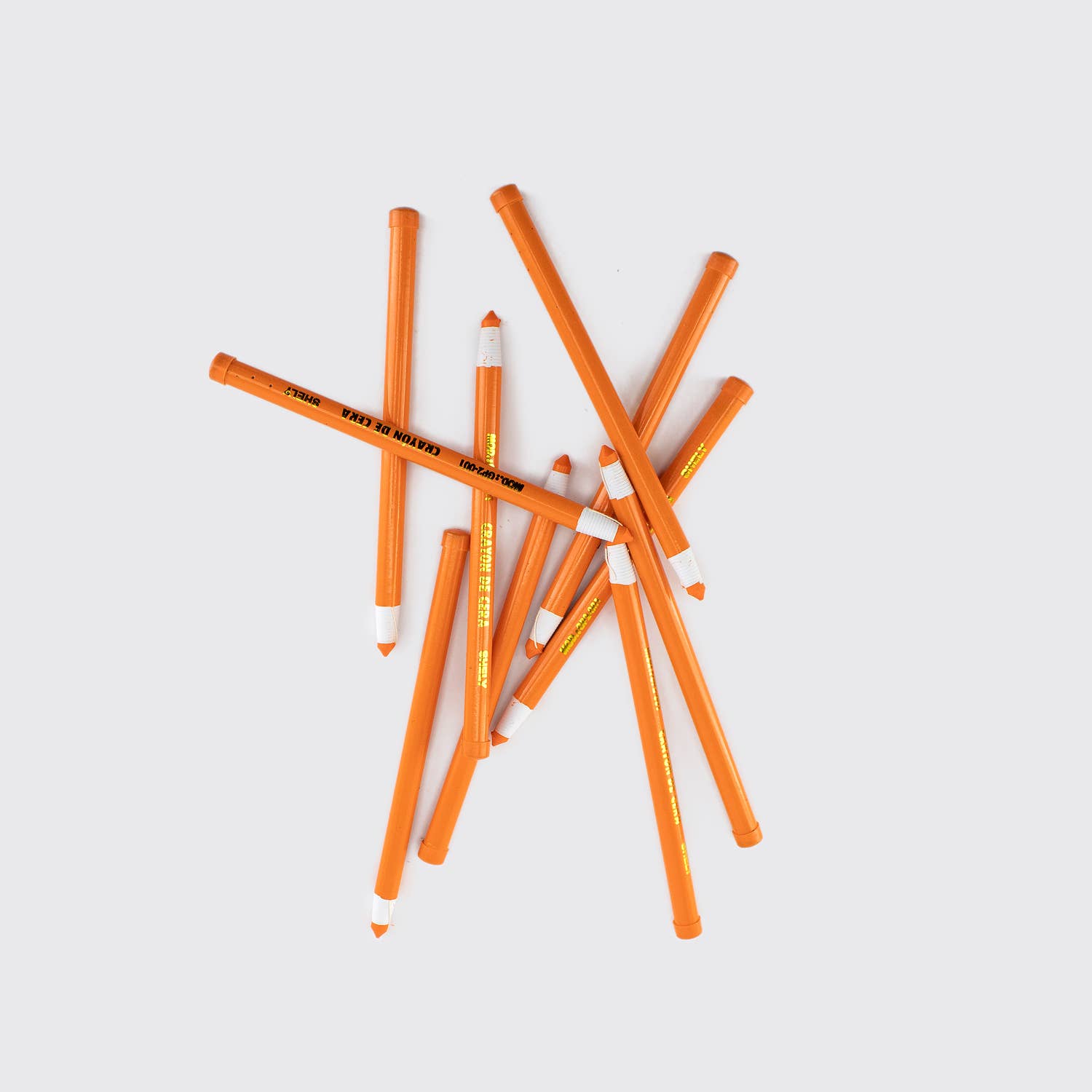 Orange Wax Crayon