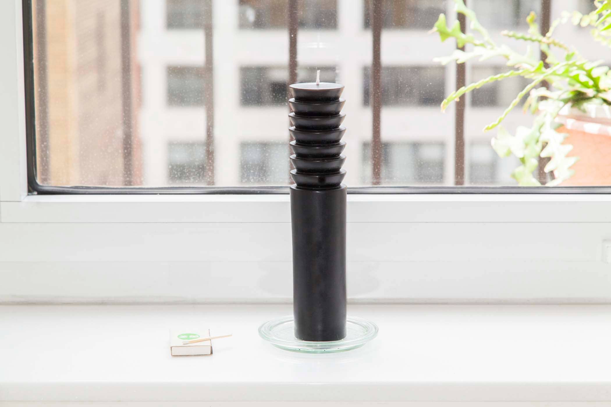 Totem Candle - Large Black