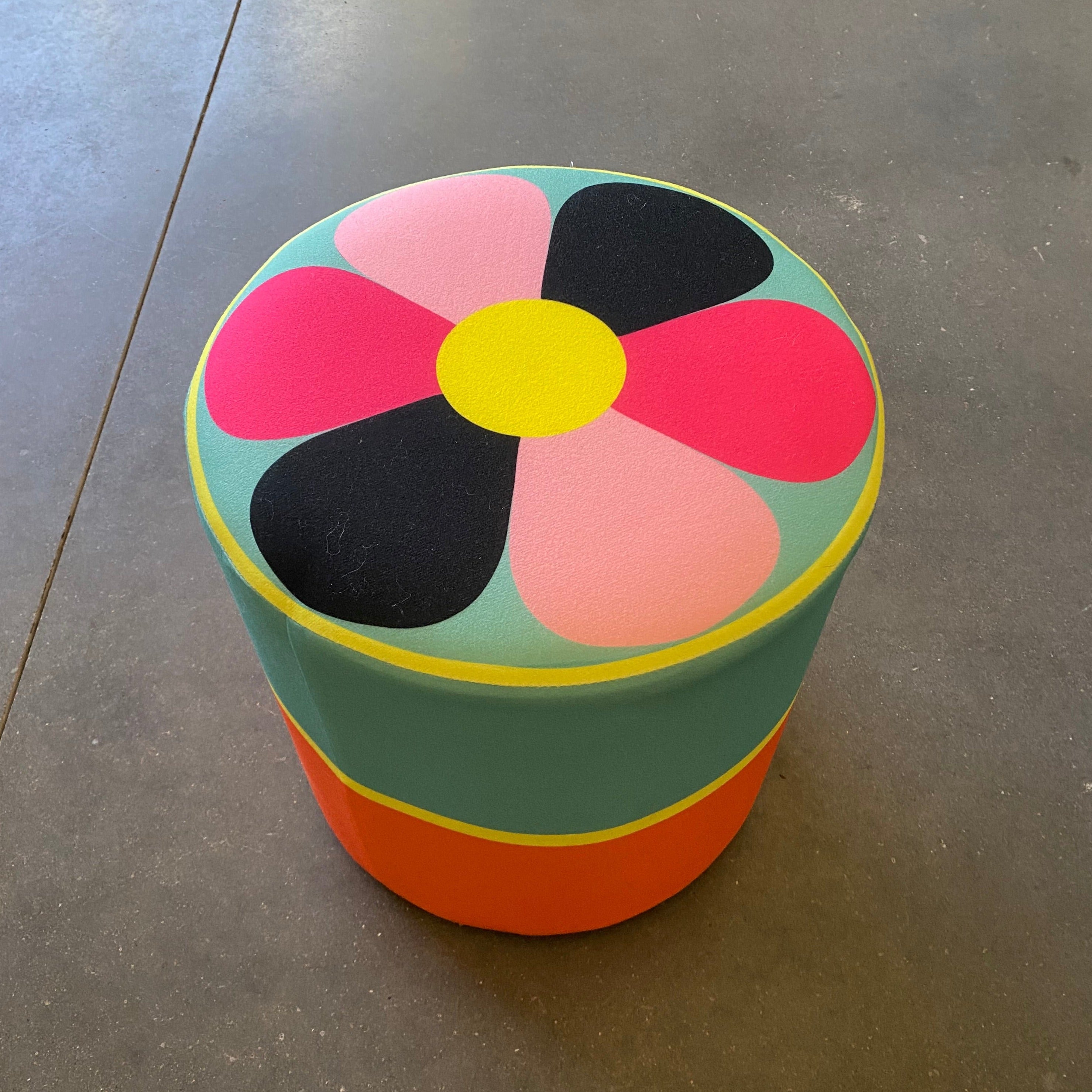 Floral Stool